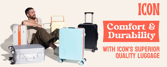 Experience Comfort and Durability: Icon's Superior Quality Luggage Collection!